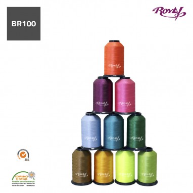 LINHA BORDADOS ROYAL 100% POLYESTER 5000m